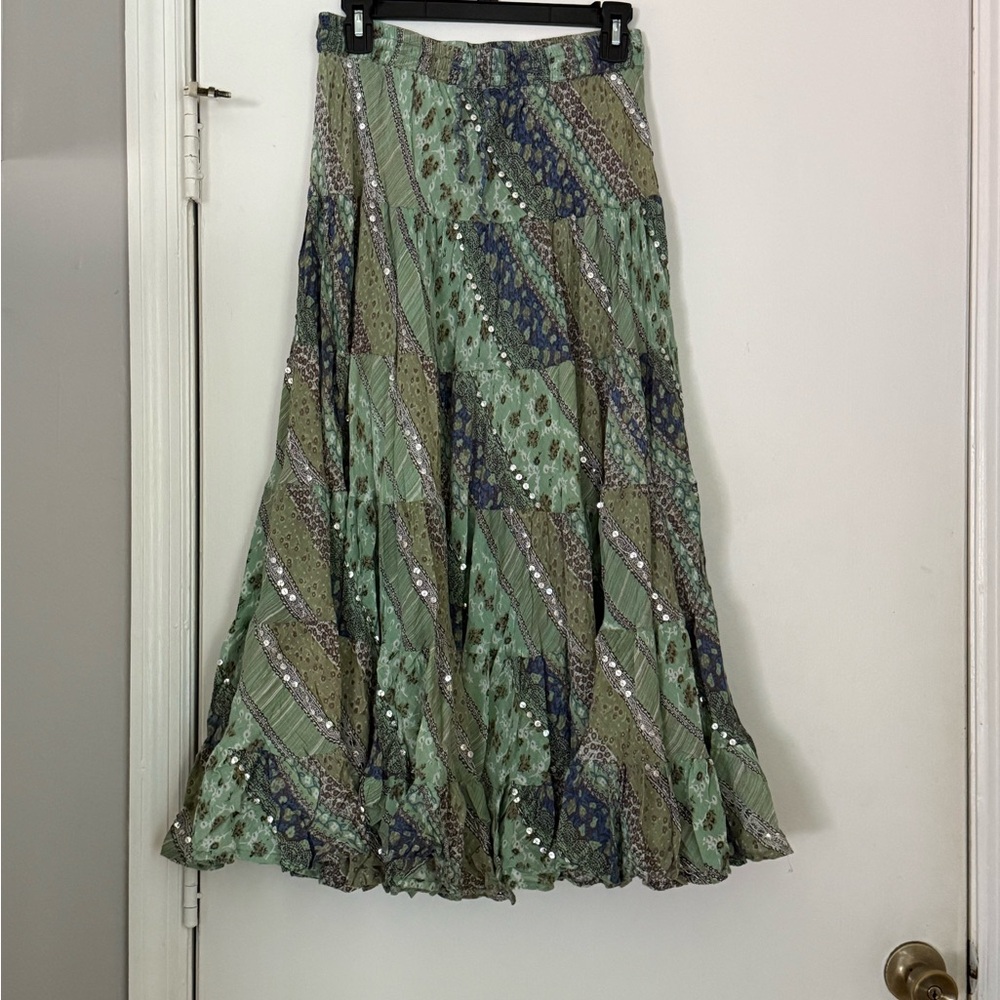 Vintage 90’s Silverstream Boho Maxi Skirt